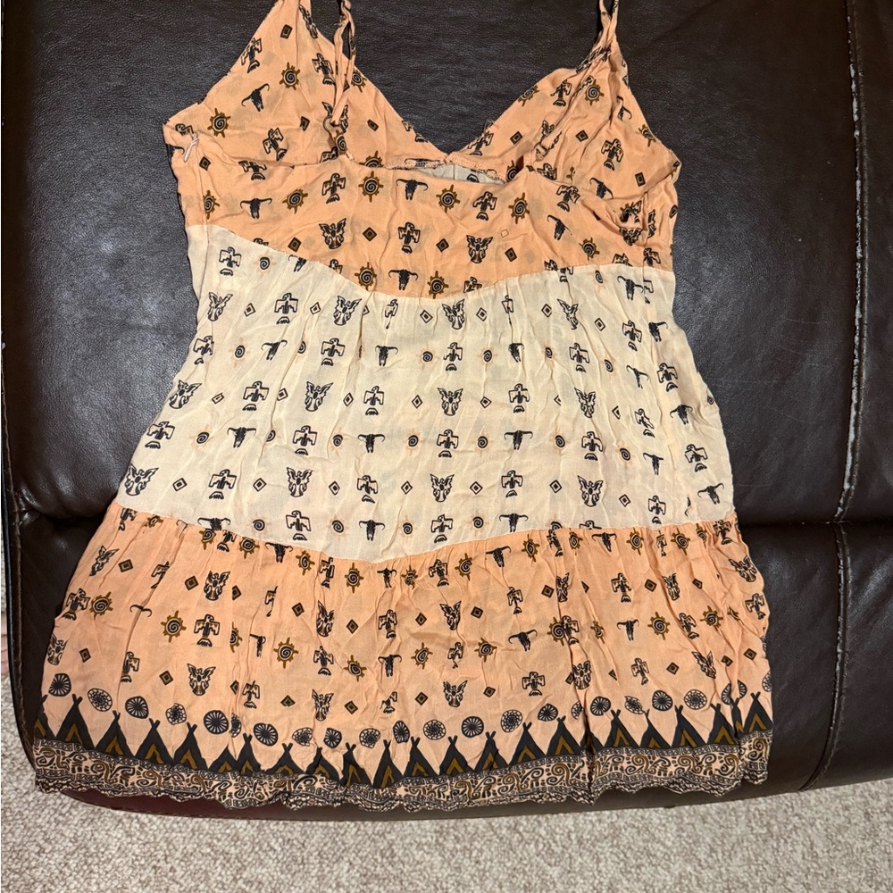 🍑SPELL RARE ARIZONA PEACH MINI DRESS 🍑 - Picture 5 of 9